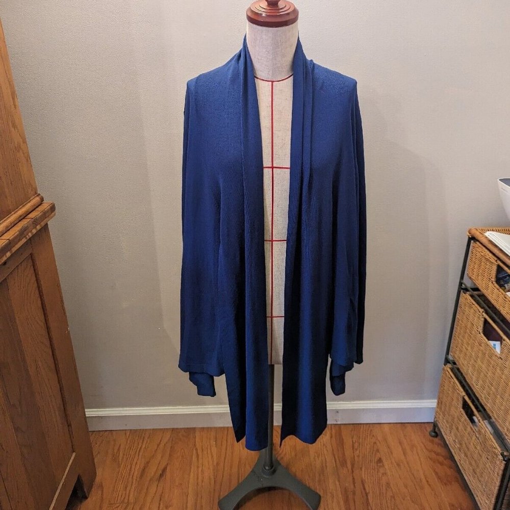 Doncaster Collection Long Open Front Cardigan Tie… - image 2